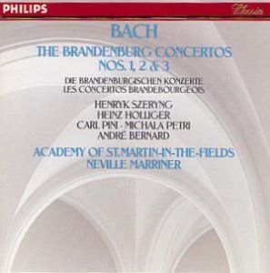 Neville Marriner / Bach: Brandenburg Concertos Nos. 1-3 (미개봉)