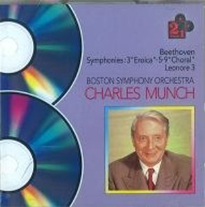 Charles Munch / Beethoven: Symphonies: 3 Eroica, 5.9 Choral Leonore 3 (2CD)