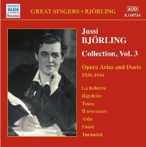 Jussi Bjorling / Bjorling Collection Vol.3, Opera Arias And Duets