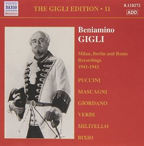 Beniamino Gigli / Gigli Edition, Vol.11 - Milan, Berlin And Rome Recordings