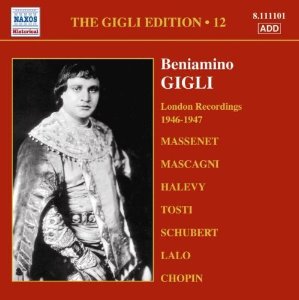 Beniamino Gigli / Gigli Edition, Vol.12 - London Recordings