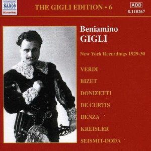 Beniamino Gigli / Gigle Edition, Vol.6 - New York Recordings