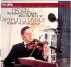 Arthur Grumiaux / Robert Veyron-Lacroix / Handel : 6 Sonatas For Violin And Continuo,Op.1 (미개봉)