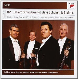 Juilliard String Quartet / Juilliard String Quartet Play by Schubert &amp; Brahms (5CD, 24Bit Remaster, BOX SET)