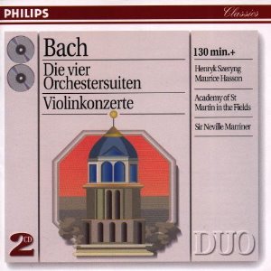Neville Marriner &amp; Henryk Szeryng / Bach: The 4 Orchestra Suites BWV1066 - 1069, Violin Concerto BWV1041, 1042 (2CD)