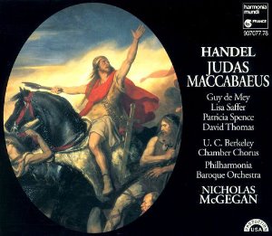 Nicholas McGegan / Handel: Judas Maccabaeus (2CD)
