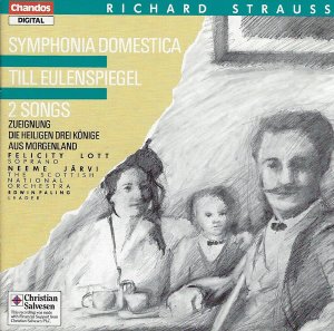 Felicity Lott, Neeme Jarvi / Strauss: Symphonia Domestica - Till Eulenspiegel - Two Songs