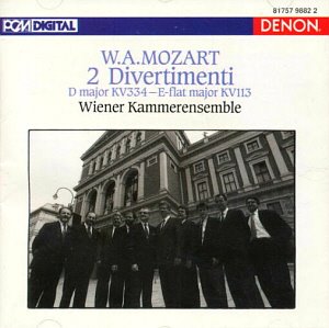 Wiener Kammerensemble / Mozart: 2 Divertimenti