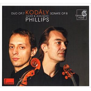 Xavier Phillips / Jean-Marc Phillips / Kodaly : Sonata For Violoncello Solo Op.8, Duo For Violin And Cello Op.7 (DIGI-PAK)