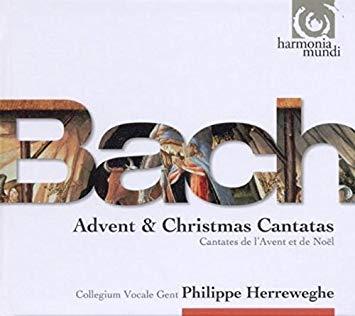 Philippe Herreweghe / Bach: Advents &amp; Christmas Cantatas BWV36, 61-63, 91, 121 &amp; 133 (3CD, DIGI-BOOK, 미개봉)