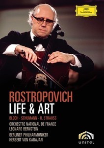 [DVD] Rostropovich Life &amp; Art - Bloch, Schumann, Strauss