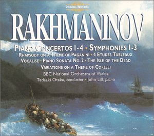 John Lill / Rachmaninoff: Piano Concertos 1-4, Symphonies 1-3 (6CD, BOX SET)