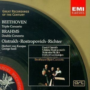 David Oistrakh / Mstislav Rostropovich / Sviatoslav Richter / Beethoven : Triple Concerto Op.56, Brahms : Double Concerto Op.102