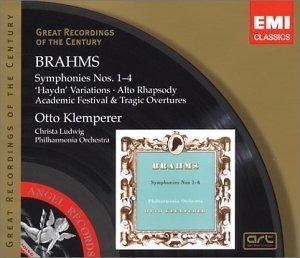 Otto Klemperer / Brahms: Symphonies Nos.1-4 (3CD)