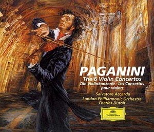 Salvatore Accardo &amp; Charles Dutoit / Paganini: 5 Violin Concertos (3CD)