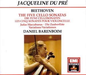 Jacqueline du Pre / Beethoven: The Five Cello Sonatas, Judas Maccabaeus &amp; Die Zauberfl&amp;ouml;te Variations (2CD)