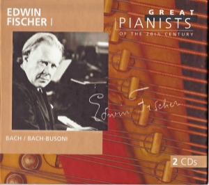 Edwin Fischer / Edwin Fischer I - Great Pianists Of The 20th Century (2CD, DIGI-BOOK)