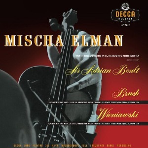 [LP] Mischa Elman / Bruch, Wieniawski: Violin Concertos (180g, LP)