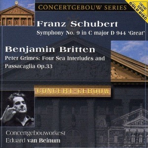 Eduard Van Beinum / Schubert: Symphony No. 9; Britten: Peter Grimes (GOLD CD)