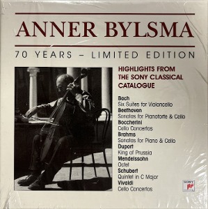 Anner Bylsma ‎/ 70 Years (Highlights From The Sony Classical Catalogue) (11CD, BOX SET, 미개봉)