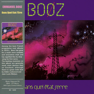 Emmanuel Booz / Dans Quel &amp;Eacute;tat J&#039;erre (LP MINIATURE, 미개봉)