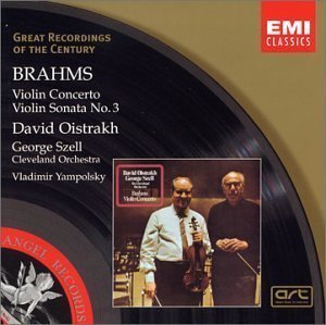 David Oistrakh / George Szell / Vladimir Yampolsky / Brahms : Violin Concerto, Violin Sonata No.3 (미개봉)