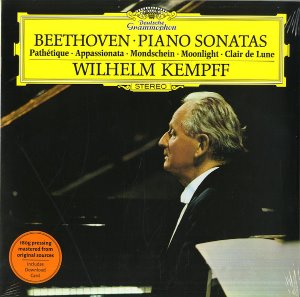 [LP] Wilhelm Kempff / Beethoven: Piano Sonatas Nos.8 &#039;Pathetique&#039;, 14 ‘Moonlight&#039; &amp; 23 &#039;Appassionata&#039; (180g, 미개봉)