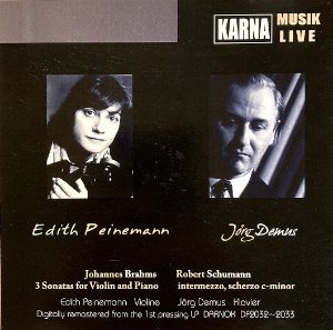 Edith Peinemann, Jorg Demus / Brahms, Schumann (2CD, LIMITED EDITION)