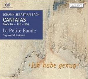 Sigiswald Kuijken / Bach: Cantatas BW82, 178, 102 (SACD Hybrid) (DIGI-PAK, 미개봉)
