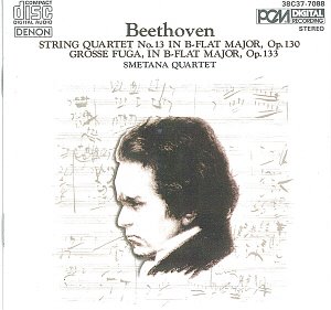 Smetana Quartet ‎/ Beethoven: String Quartet No. 13 In B Flat Major, Op. 130 (133)