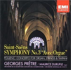Georges Pretre / Maurice Durufle / Saint-Saens: Symphony No.3 &quot;Avec Orgue&quot;