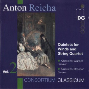 Consortium Classicum / Anton Reicha: Quintets For Winds And String Quartet Vol.2 (Quintet For Clarinet B Major - Quintet For Bassoon B Major)