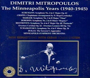 Dimitri Mitropoulos, Minneapolis Symphony Orchestra / Dimitri Mitropoulos: The Minneapolis Years (1940-1945) (4CD)
