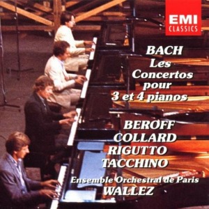 Gabriel Tacchino, Michel Beroff / Bach: Concertos for 3 &amp; 4 Pianos by Michel Beroff, Jean-Philippe Collard, Ensemble orchestral de Paris BWV 1044