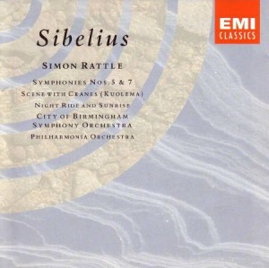 Simon Rattle / Sibelius: Symphonies Nos 5 &amp; 7, Scene With Cranes, Night Ride And Sunrise