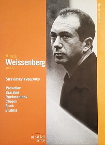 [DVD] Alexis Weissenberg / Stravinsky, Prokofiev, Scriabin, Rachmaninov, Chopin, Bach, Brahms (DIGI-PAK)