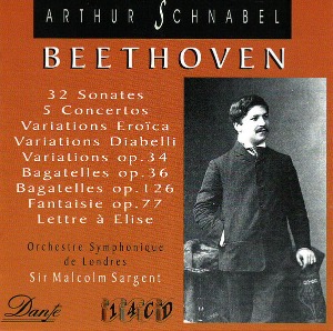Artur Schnabel / Beethoven: 32 Sonates / 5 Concertos / Variations / Bagatelles (14CD, BOX SET)