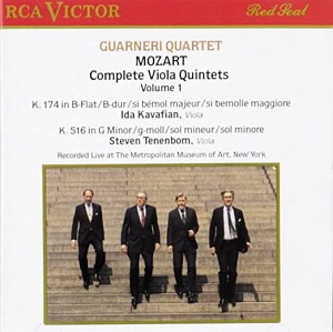 Guarneri Quartet / Mozart: Complete Viola Quintets Volume 1