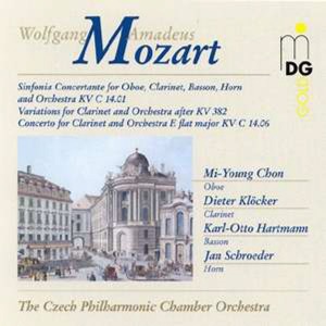 전미영 / Dieter Klocker / Jan Schroeder / Karl-Otto Hartmann / Mozart: Sinfonia Concertante, Clarinet Concertos
