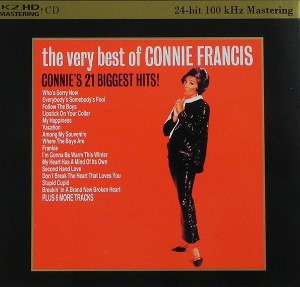Connie Francis / The Very Best Of Connie Francis: Connie&#039;s 21 Biggest Hits! (K2 HD Mastering, DIGI-BOOK)