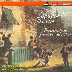 Adriano Sebastian / Schubert: Lieder (arr. for voice and guitar)