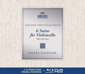 Pierre Fournier / Bach: Complete Cello Suites Nos.1-6 (2CD+1Blu-ray Audio, DIGI-PAK, 미개봉)