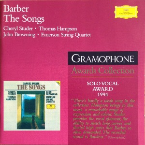 Cheryl Studer, Thomas Hampson, John Browning, Emerson String Quartet / Samuel Berber:  The Songs (2CD)