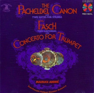 Jean-Francois Paillard / Pachelbel / Fasch: The Pachelbel Canon And Two Suites For Strings / Two Sinfonias And Concerto For Trumpet