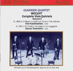 Guarneri Quartet / Mozart: Complete Viola Quintets, Vol. 2