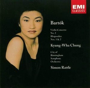 정경화 &amp; Simon Rattle / Bartok: Violin Concerto No.2 - Rhapsodies