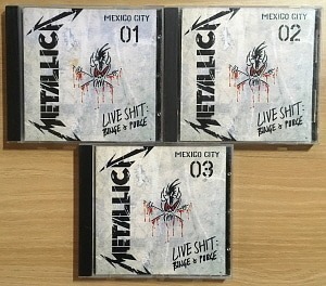 Metallica / Live Shit: Binge &amp; Purge (3CD, Unofficial Release)