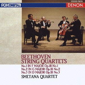 Smetana Quartet / Beethoven : String Quartets Nos.1-3