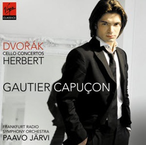 Gautier Capucon &amp; Paavo Jarvi / Dvorak &amp; Herbert: Cello Concertos (홍보용)