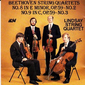 Lindsay String Quartet / Beethoven: String Quartets (No. 8 In E Minor, Op. 59 ~ No. 2 / No. 9 In C, Op. 59 ~ No. 3)